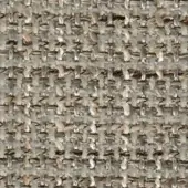 Woven tweed fabric texture in muted gray, beige, and light brown with a heathered, irregular weave and matte finish; sample “extra 828”.